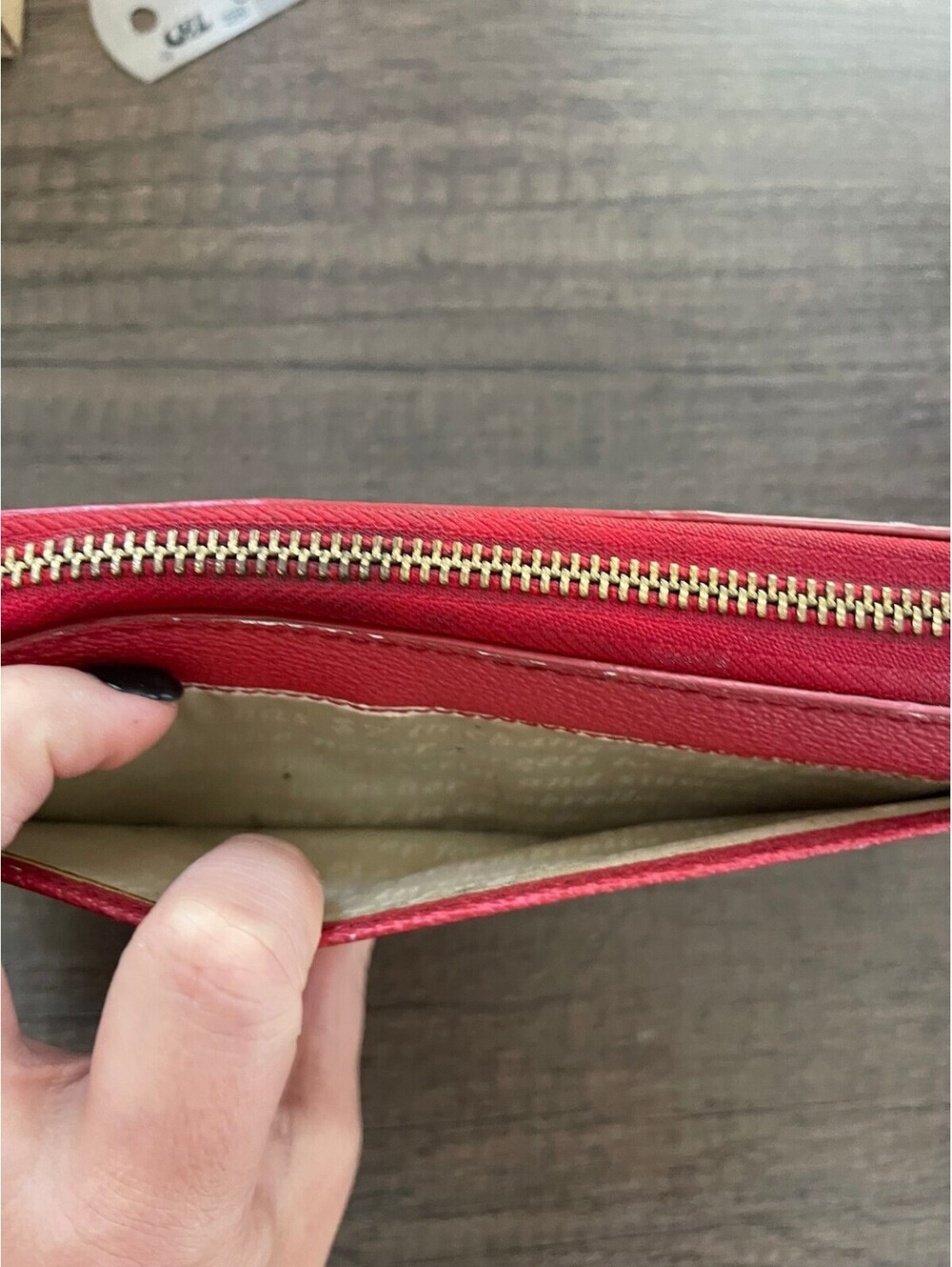 Kate Spade | Striped Zip Around Wallet - Picture 8 of 14